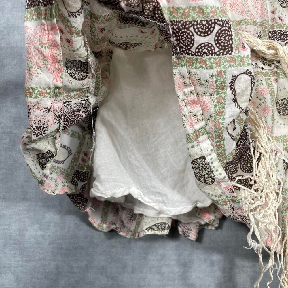 Fairycore Cottagecore vintage L.E.I patchwork mini skirt - Picture 4 of 8